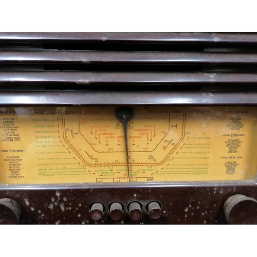 51 - 1940's G.E.C. (General Electric Co) BC4650 bakelite radio - 15