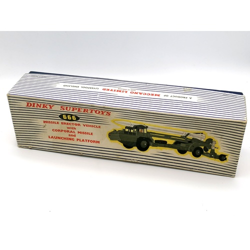 74 - Dinky 666 Missile erector vehicle EMPTY box