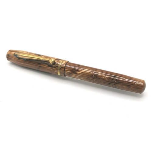 154 - Waterman Skywriter - brown striated