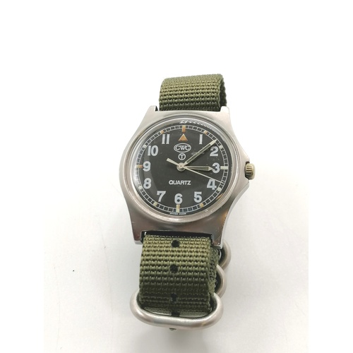 174 - CWC (Cabot Watch Company) 6645-99 quartz military watch dated 1989