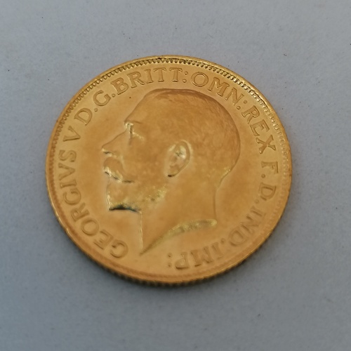 203 - 1912 George V sovereign