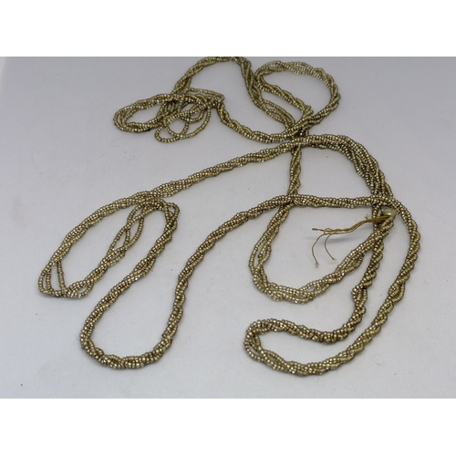 226 - 3 antique bead necklaces