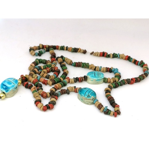 335 - 2 Roman bead necklaces