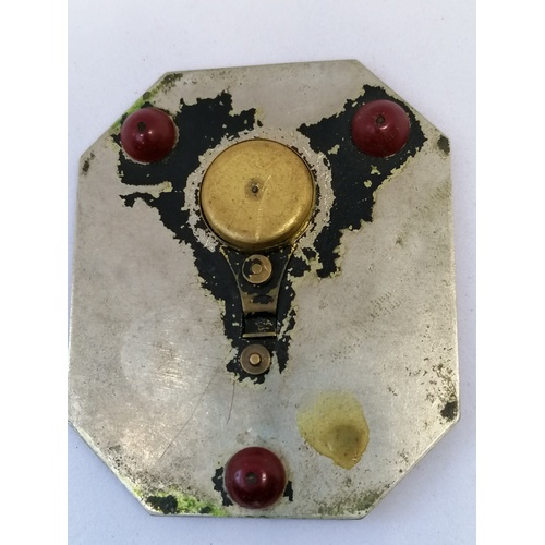 339 - Antique hand held miniature pocket sundial with compass