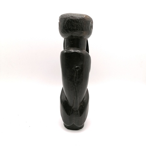 581 - Hardwood tribal carving of a monkey - 9¼