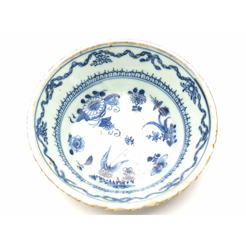 16 - Chinese blue and white saucer 5.5