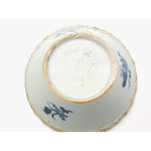 16 - Chinese blue and white saucer 5.5