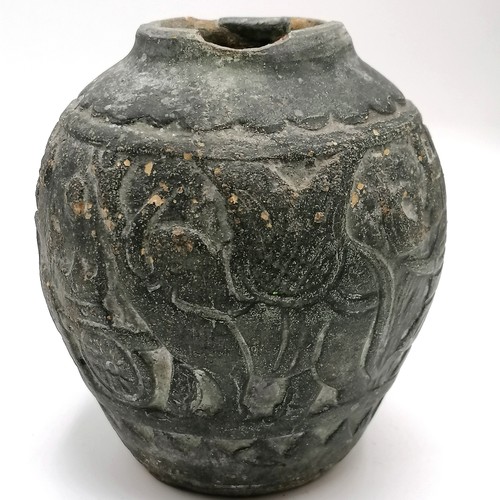 37 - Ancient Burmese Medieval period pot 4.5