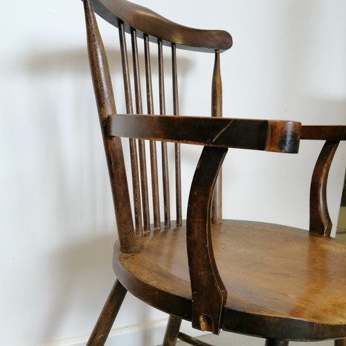 54 - Unmarked Liberty carver chair - height 33.5