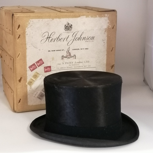 42B - Herbert Johnson 38 New Bond Street London bowler hat in original box