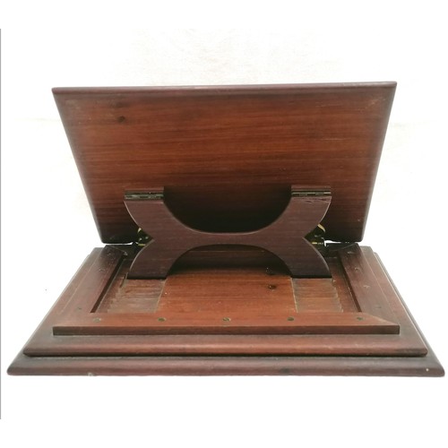 51 - Rosewood 19thC adjustable book stand 13