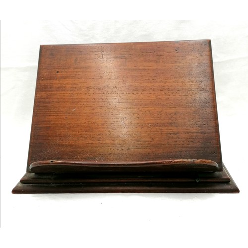 51 - Rosewood 19thC adjustable book stand 13