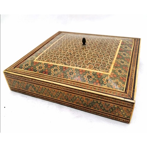 60 - Anglo Indian Persian sadeli micro mosaic box - 9