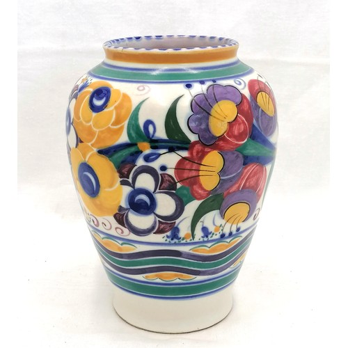 68 - Poole vase from Joy Hallam collection - height 7