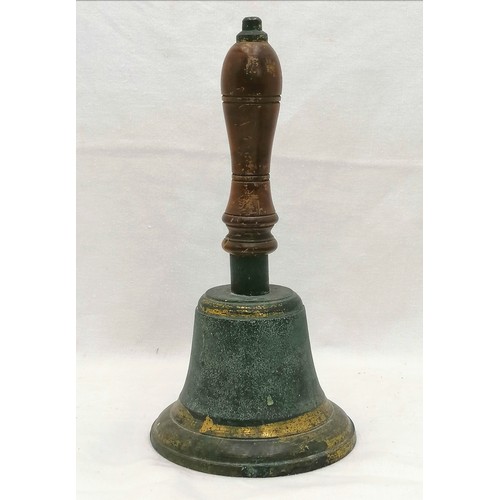 71 - Wood handled school bell - 9