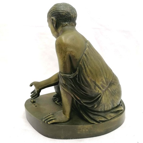 78 - Bronze classical figure of a girl - height 8