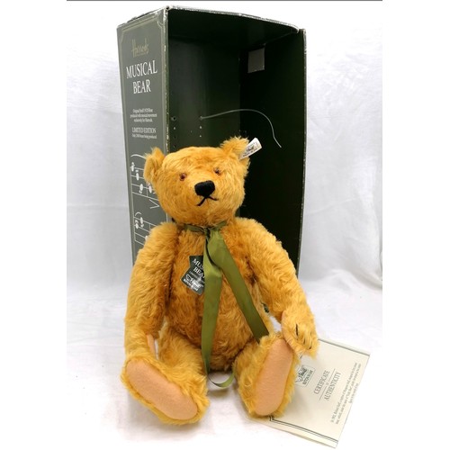 86 - Steiff Harrods musical bear - 15