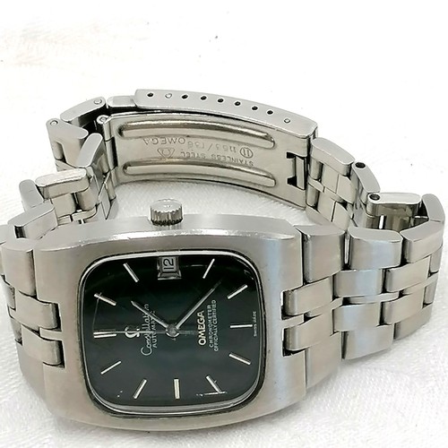 298 - Gents automatic Omega Constellation automatic wristwatch (running) with a spider dial