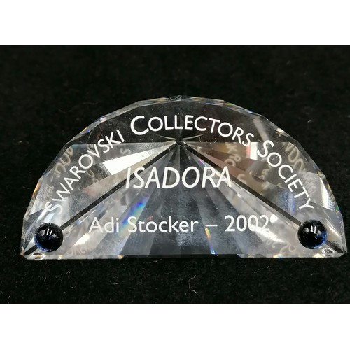 310 - 2002 Swarovski 'Magic of dance' Isadora by Adi Stocker t/w plaque - 8