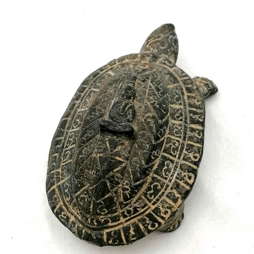 379 - Turtle with a buddha on the back of the shell - 4¾