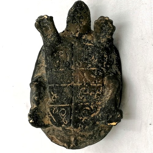 379 - Turtle with a buddha on the back of the shell - 4¾