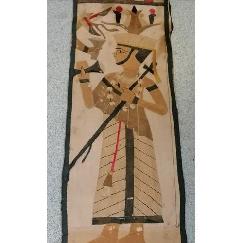 413 - long Egyptian cloth hanging 10' long x 12