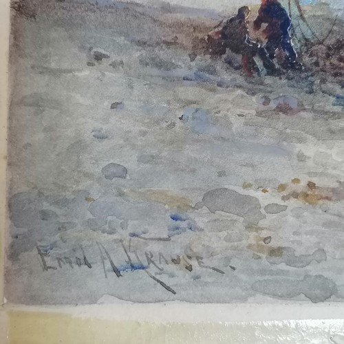 597 - Original watercolour mounted on board by Emil Axel Krause (1871-1945) - 18