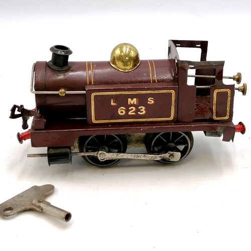 5 - Hornby boxed set #1 tank goods set in original box - the LMS 623 engine is missing the roof & the tr... 