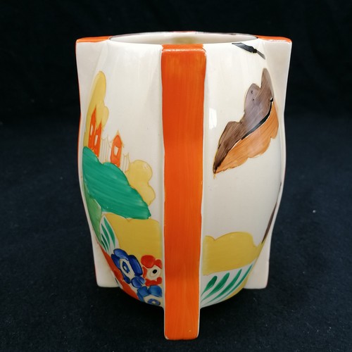 417 - Clarice Cliff fantasque Bizarre Alton pattern vase c.1933 - height 6