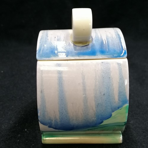 418 - Clarice Cliff Forest Glen jam pot c.1936 - height 4