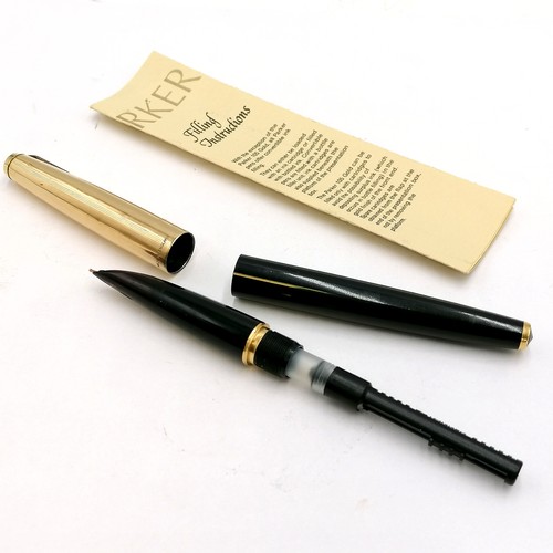 451 - Parker 61 in original box - has a dent to the lid t/w JIF Waterman pen (missing interior) in origina... 