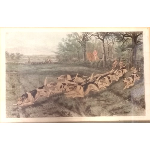 668 - Pair of fox hunting engravings by E G Hester & Frank Paton - 18