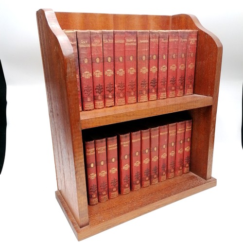 706 - 1877 Waverley set of 24 books in a mahogany miniature bookcase - 13