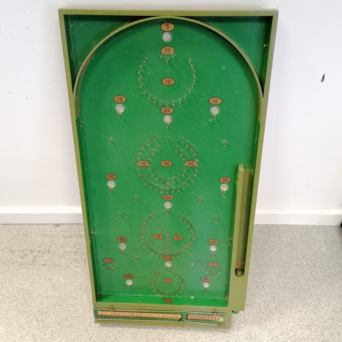 723 - Vintage bagatelle board (inc 9 ball bearings) - 30