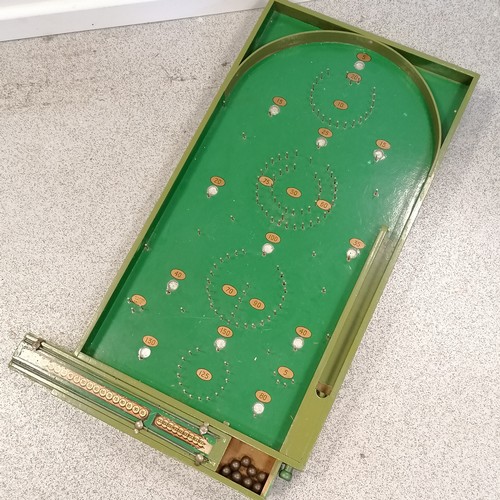 723 - Vintage bagatelle board (inc 9 ball bearings) - 30