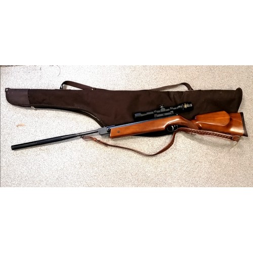 726 - Weihrauch HW80 German air rifle 5.5 calibre with optima sight in bag, serial number 912953, (missing... 