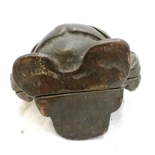 126 - Cast iron Transvaal money box - 5¾