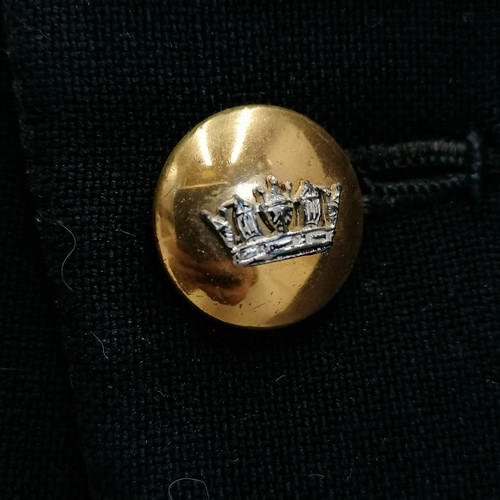 551 - Naval officers dress navy wool jacket - moth damage at bottom