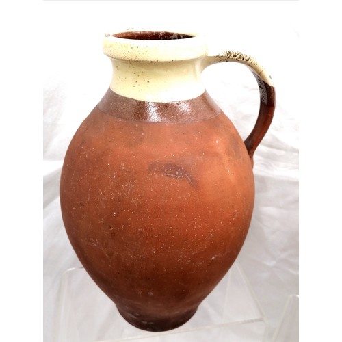 51 - Barum pottery jug (28cm high a/f) t/w 6 pottery jugs (4 unmarked) in good condition