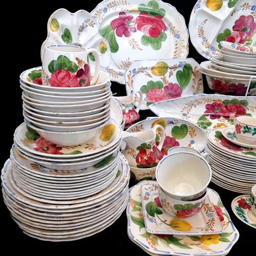 98 - Large quantity of Simpsons Potters Ltd Belle Fiore, floral dinner and teaware, some A/F