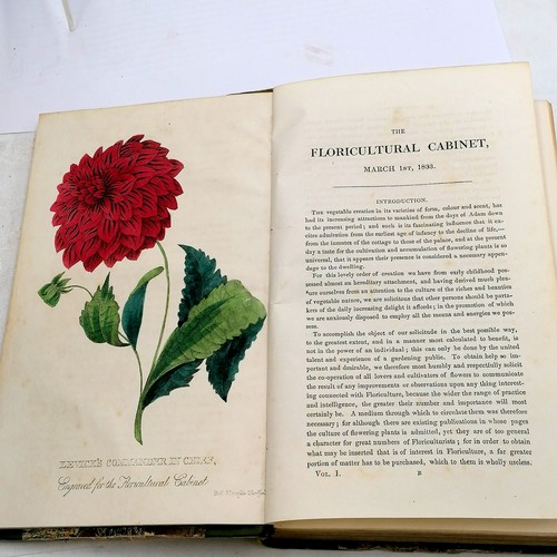 468 - Qty of botannical books :- 1829 Encyclopaedia of plants, 1857 a history of the vegetable kingdom, 18... 