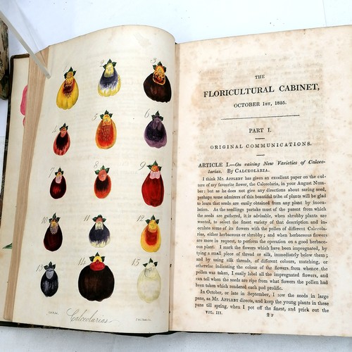 468 - Qty of botannical books :- 1829 Encyclopaedia of plants, 1857 a history of the vegetable kingdom, 18... 