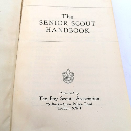 469 - 2 x Boy Scout books ~ Aids to Scouting by Bt.-Colonel R S S Baden-Powell (has sellotape inside front... 