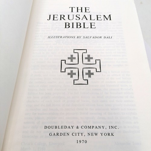 496 - 1970 The Jerusalem bible with illustrations by Salvador Dali. In good condition
~ Salvador Domingo F... 