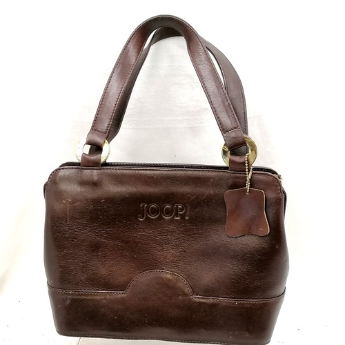 23 - 7 leather handbags incl. Joop