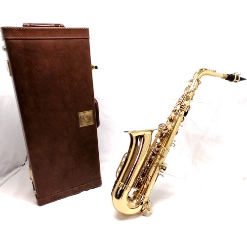 9 - Trevor J James 'The Horn' saxophone - cased (with keys)