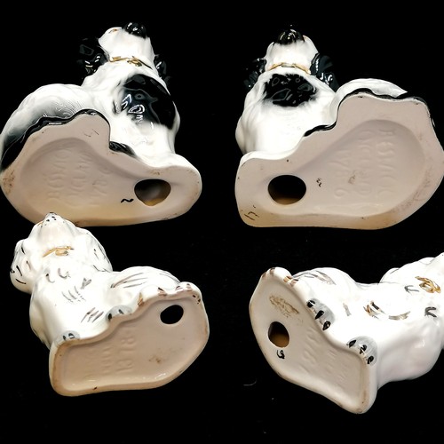 35 - 2 pairs of Beswick dogs #1378-6 & 1378-7 t/w Guinness mug