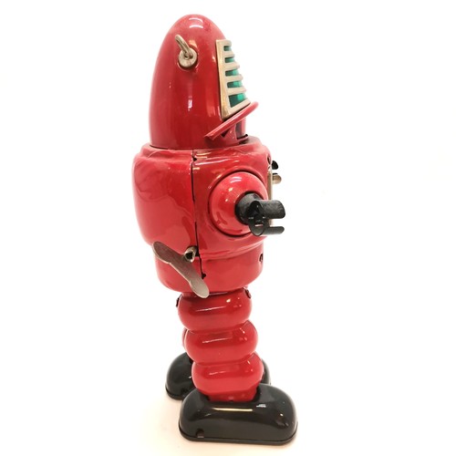 3 - Wind up Robbie the Robot clockwork toy - 22cm high & in unused condition