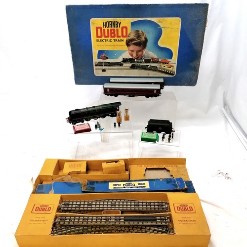 32 - Honby Dublo Electric Train Box Set. Tinplate British Railways London Midland Region, Duchess of Mont... 