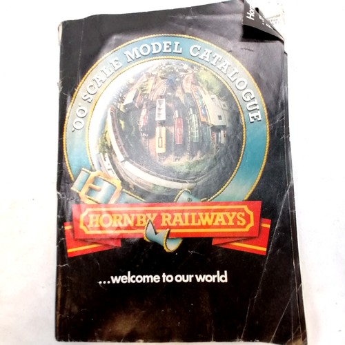 34 - Hornby Railways 1980's catalogue, 2 mainline power controllers boxed, Scalectrix speed calculator, p... 